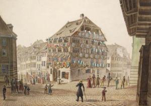 WILDER Georg Christian,Das Dürerhaus in Nürnberg,1840,Schmidt Kunstauktionen Dresden DE 2011-09-17