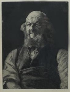 WILDMAN William Ainsworth 1882-1950,Portrait of a Rabbi,1906,Matsa IL 2024-03-27