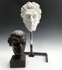 WILES Alec 1924-2020,portrait bust (2 works),David Lay GB 2022-03-10