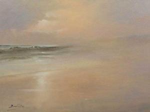 WILES BRIAN HUGH 1923-1993,Misty Sea Scene On Beach,5th Avenue Auctioneers ZA 2016-10-02
