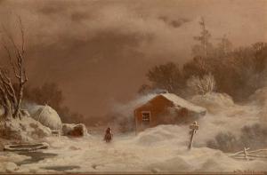 WILES Lemuel Maynard 1826-1905,Mid-Winter,1871,William Doyle US 2024-04-10