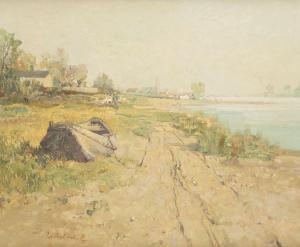 WILHELM 1900-1900,Flussufer,Hargesheimer Kunstauktionen DE 2022-09-07