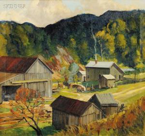 WILHELM Roy 1895-1954,Northern Ohio Farm Scene,Skinner US 2009-03-06