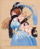 WILKE Karl Alexander 1879-1954,Beschriftet “Madame Fasching”,Palais Dorotheum AT 2007-11-23