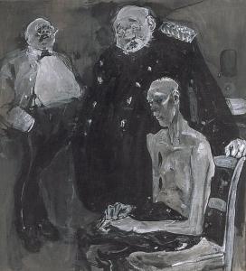 WILKE Rudolf 1873-1908,Im Militärlazarett,Galerie Bassenge DE 2016-05-28