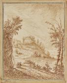 WILKENS Theodoor 1675-1748,An Italianate landscape,1724,Sotheby's GB 2023-07-06