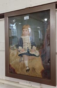 WILKES Benjamin,A framed hand painted photographic portrait of a s,1832,Henry Adams GB 2022-07-14