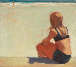 WILKES Kenneth,After the Swim,1965,Butterscotch Auction Gallery US 2019-11-01