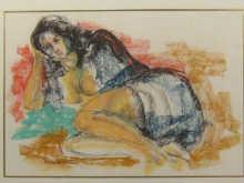 wilkie pamela,A crayon study of a girl,Hampstead GB 2009-10-01