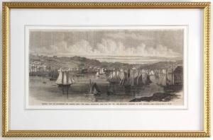WILKIE Robert D 1828-1903,General View of Gloucester and Harbor,Kaminski & Co. US 2018-10-27