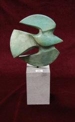 WILKINS Michael,Green Patinated Bronze of a Swallow on a Rectangul,Mullen's Laurel Park 2009-11-15