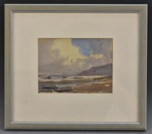 Wilkinson Daniel Henry 1909-1936,Achill Island, Co. Mayo label to ,Bamfords Auctioneers and Valuers 2018-08-15