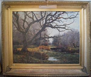 WILKINSON Hugh 1800-1900,River landscape with large tree to foreground,Wotton GB 2022-01-25