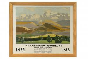 WILKINSON Norman 1878-1971,The Cairngorm mountains as seen from Aviemore,Aguttes FR 2025-04-23