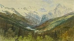 WILKINSON Thomas Harrison 1847-1929,Untitled (Stream in the Mountains),Lando Art Auction 2021-05-16