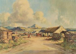 WILKS Maurice Canning 1910-1984,COTTAGES DONEGAL,Ross's Auctioneers and values IE 2024-04-17