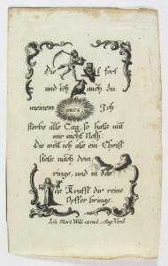 WILL Johann Martin 1727-1806,Rebus-Blatt,Zeller DE 2020-09-10