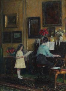 willaert fontan Valentine 1882-1939,THE RECITAL,Sloans & Kenyon US 2016-11-13