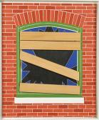 WILLAERT Joseph 1936,"Gebroken venster met houtenafsluiting".,1979,Campo & Campo BE 2008-10-14