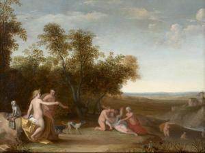 WILLAERTS Cornelis 1600-1675,Diane découvrant la gross,1647,Artcurial | Briest - Poulain - F. Tajan 2022-02-22