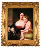 WILLARD Henry 1802-1855,Portrait of a member of the mann family with child,Freeman US 2006-04-12
