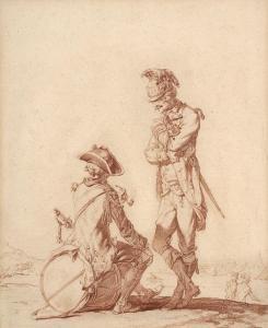 WILLE Pierre Alexandre 1748-1821,Dragon et tambour con,1764,Artcurial | Briest - Poulain - F. Tajan 2023-09-26