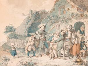 WILLE Pierre Alexandre 1748-1821,Le Marchand de lunettes,1775,Ader FR 2024-03-22