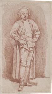 WILLE Pierre Alexandre 1748-1821,Porträt eines stehenden Mannes,Galerie Bassenge DE 2023-12-01