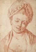 WILLE Pierre Alexandre 1748-1821,Portrait d'une femme en buste,Millon & Associés FR 2008-12-22