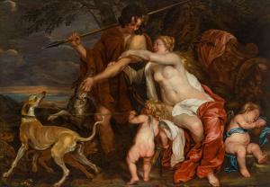 WILLEBOIRTS Thomas Bosschaert,Farewell of Venus and Adonis,im Kinsky Auktionshaus 2021-12-14