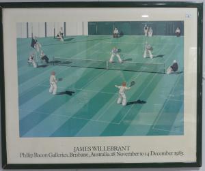 WILLEBRANT James Willem 1950,Doubles Tennis Match,Chilcotts GB 2022-01-15