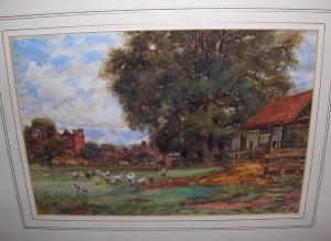 Willem Maris 1844-1910,Farmyard scene,Bonhams GB 2009-09-24