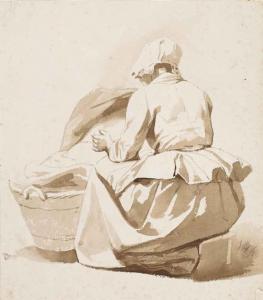 WILLEM Pieter 1806-1863,A woman beside a cradle,Christie's GB 2014-12-10