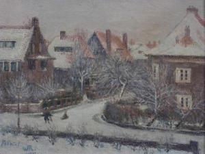 WILLEM R,Winter street scene,1947,Bonhams GB 2009-09-15