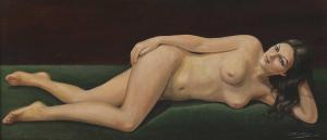 WILLEMS BERNARD,Reclining nude,1974,Sworders GB 2023-06-04