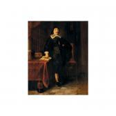 WILLEMS Emmy 1915,PORTRAIT OF A MAN, FULL LENGTH, WEARING BLACK WITH,Sotheby's GB 2002-04-16