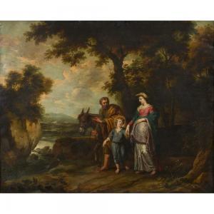 WILLEMSENS Abraham 1627-1672,LE RETOUR D'ÉGYPTE,Tajan FR 2023-12-13