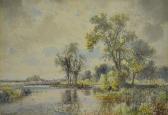 Willett Arthur 1857-1918,Backwater on the Arun,Fieldings Auctioneers Limited GB 2014-02-08