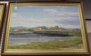 Willett Aubrey,The Old Footbridge,1994,Tooveys Auction GB 2018-10-31