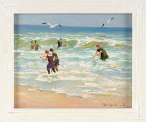 WILLETT Christopher G. 1958,Day at the Beach, Cape Cod, Mass,Eldred's US 2023-08-30