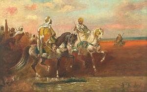 WILLETT JACQUES 1882-1958,Arabs on horseback,Aspire Auction US 2018-06-02