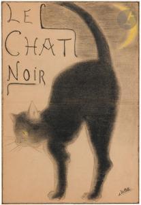 WILLETTE Adolphe 1857-1926,Le Chat noir,Ader FR 2024-03-22