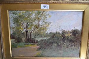 WILLIAM GOTT John,landscape with view to a distant lake,1910,Lawrences of Bletchingley 2018-07-17