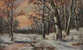 WILLIAM S 1800-1900,WINTER WOODLANDS,Ross's Auctioneers and values IE 2014-11-05