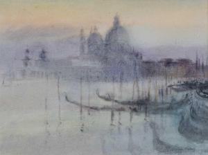 William Selwyn Jones 1933,Santa Maria Della Salute, Sunset,Rogers Jones & Co GB 2023-11-18