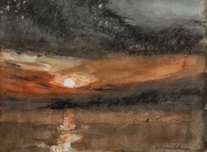 William Selwyn Jones 1933,Sunset Towards Anglesey,Rogers Jones & Co GB 2023-11-18