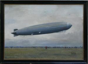 WILLIAM V.fitz,The LZ127 Zeppelin Airship at Hanworth Air Park,1931,Tooveys Auction GB 2013-09-11