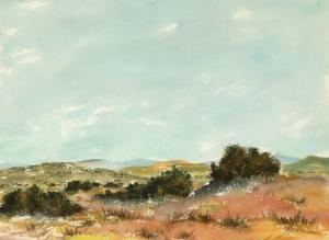 William Zaner 1930-2015,Untitled (Southwest Landscape),Santa Fe Art Auction US 2022-03-12