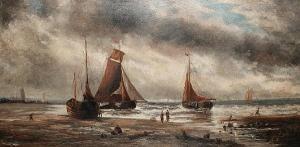 WILLIAMS A.A 1800-1900,Fishermen on the shore,1872,Bonhams GB 2008-11-18