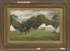 WILLIAMS A. Sheldon 1840-1881,The camp of H.R.H. the Prince of Wales,1871,Christie's GB 2009-06-02